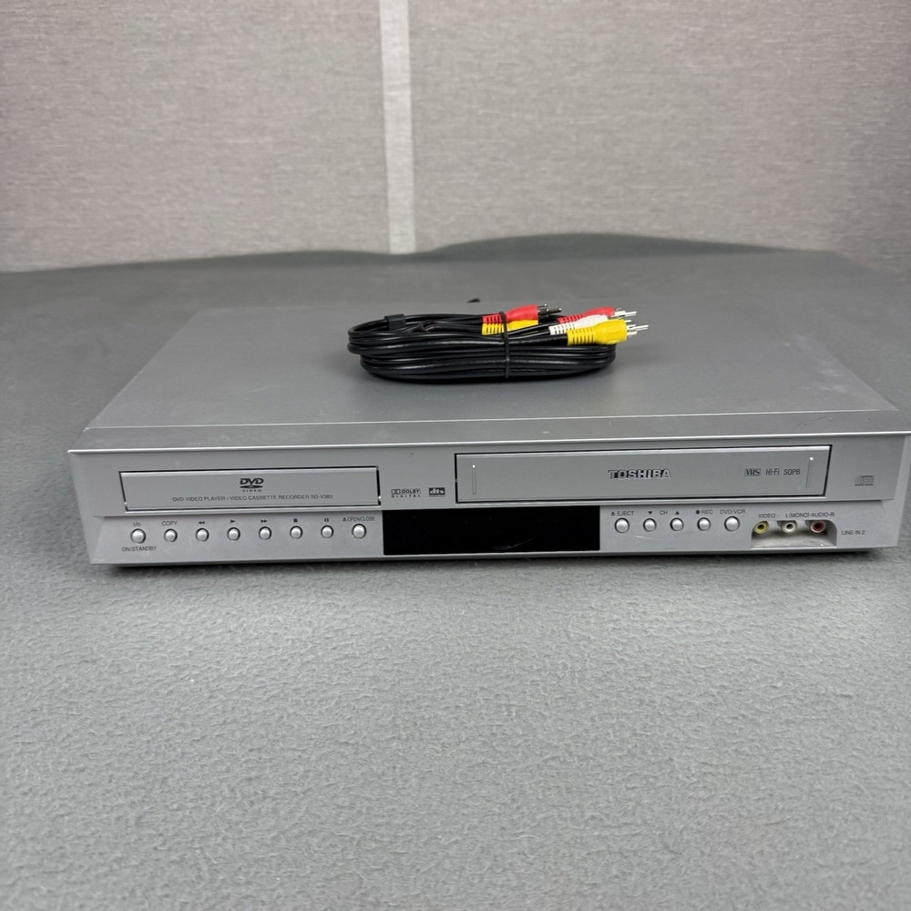 Toshiba SD-V383SC DVD VCR Combo Player VHS Recorder No Remote Tested